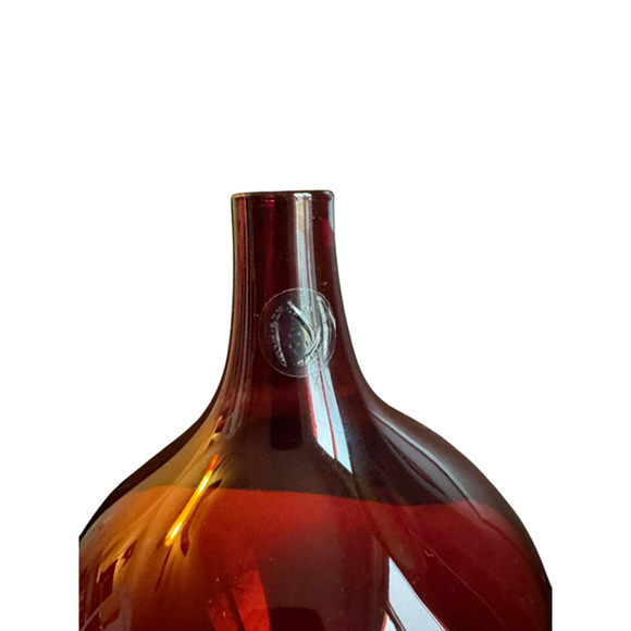 Vase handblown glass Johanna Jelinek‎ Salong Series Cranberry red IKEA vintage - Picture 2 of 2
